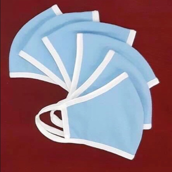 Pack of 5 masks -3 ply cloth face masks - Picture 1 of 7